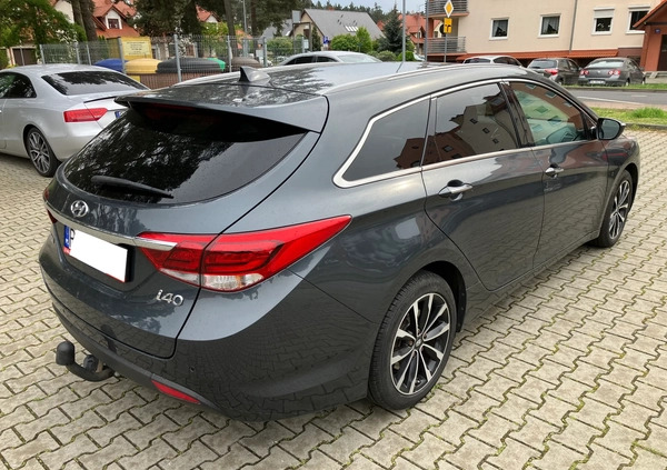 Hyundai i40 cena 53200 przebieg: 183900, rok produkcji 2016 z Leszno małe 596